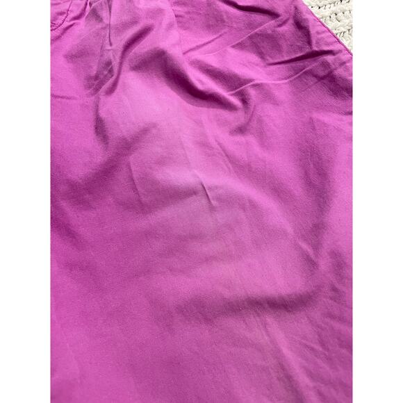 VTG Unionbay Barrel Leg Pants Button 100% Cotton Womens Sz 9 Pink *Discoloration - Picture 16 of 16